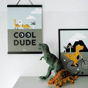 poster dino cool dude