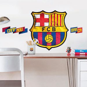muursticker FC Barcelona logo